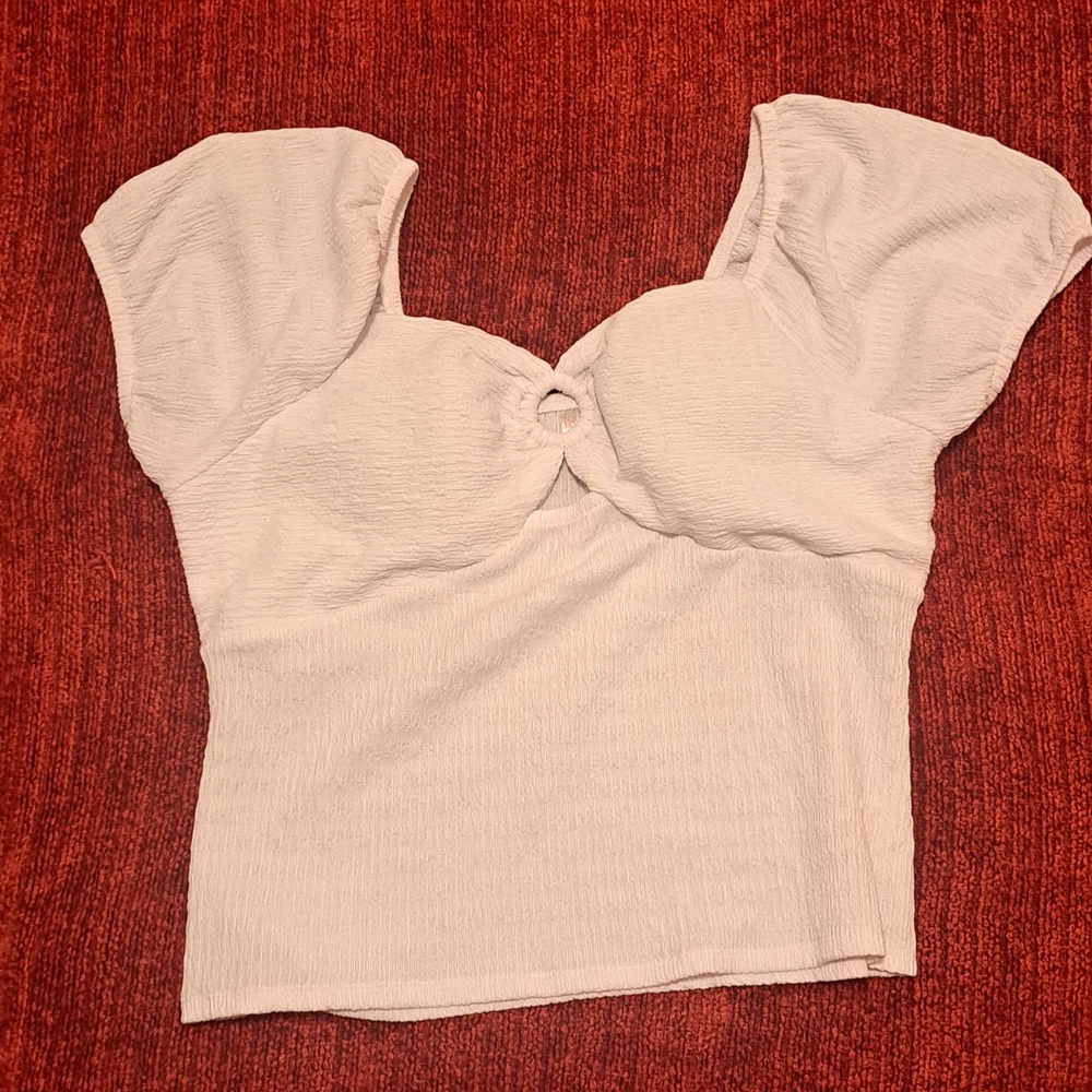 No Boundaries White Women's Blouse